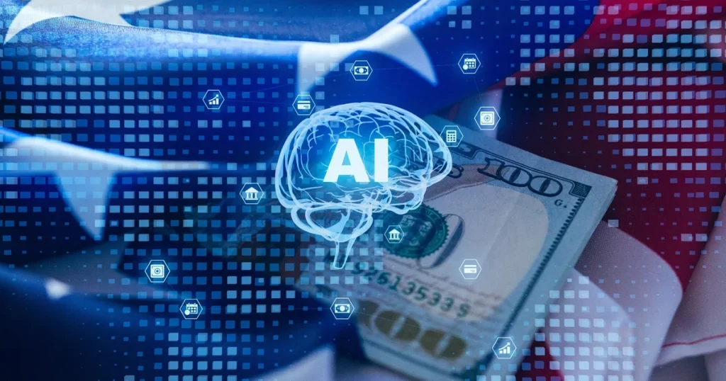 AI technology and business growth concept