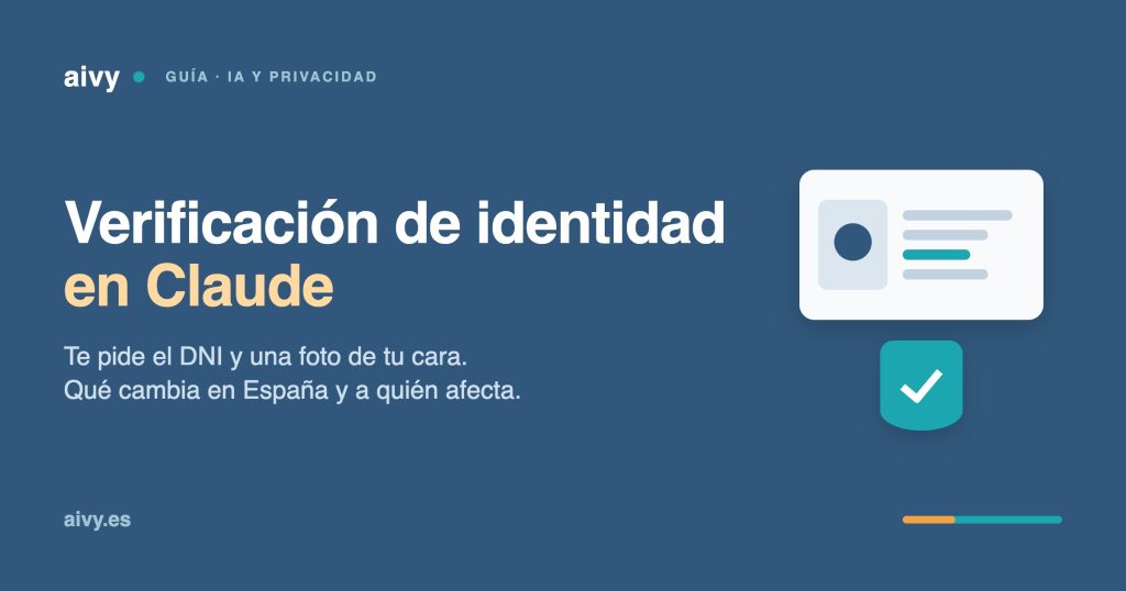 Verificación de identidad de Claude en España: te pide el DNI y una foto de tu cara